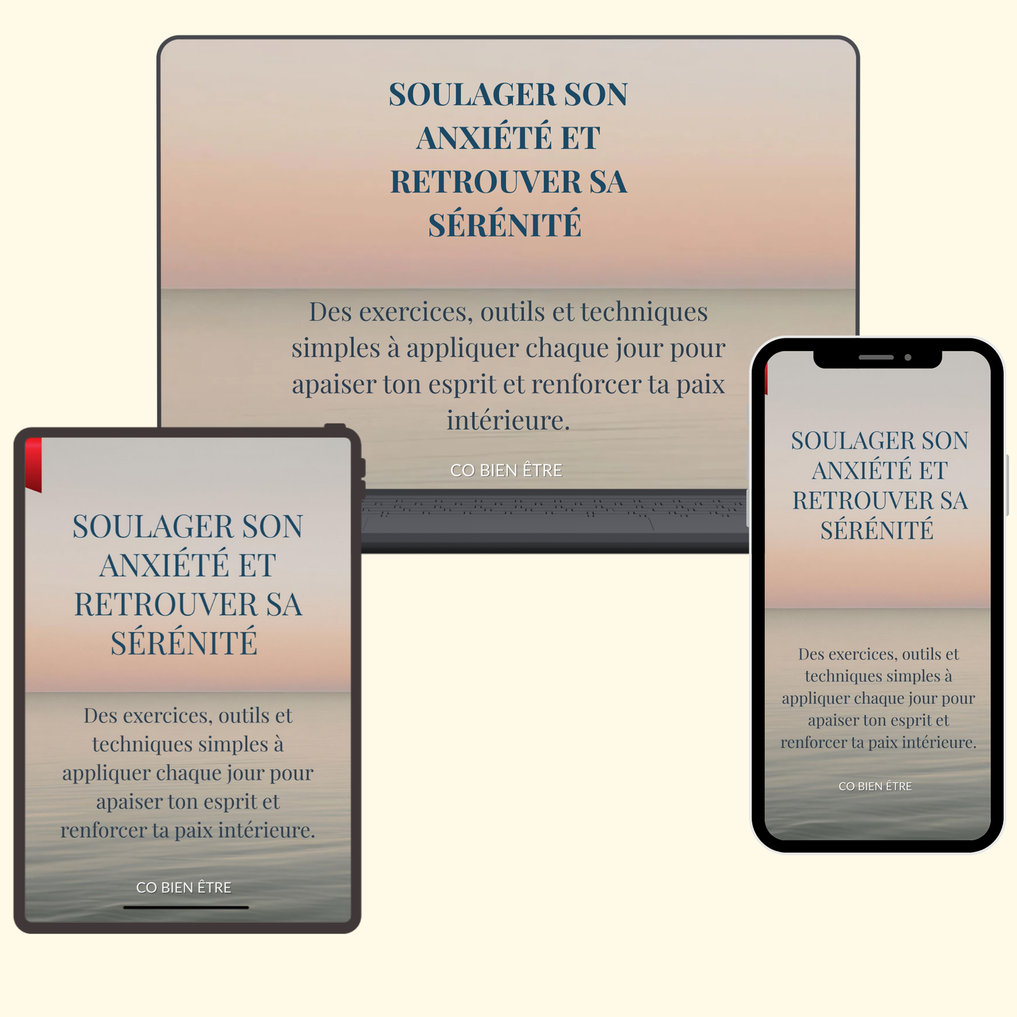 E-book interactif – Soulager ton anxiété pas à pas