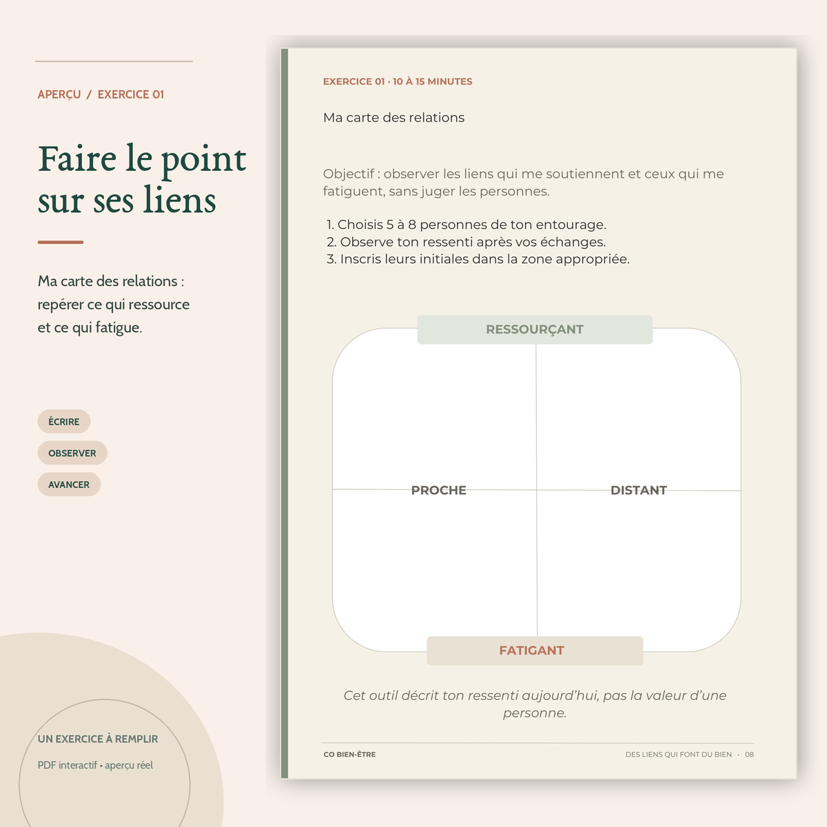 Des liens qui font du bien – E-book interactif | 24 exercices