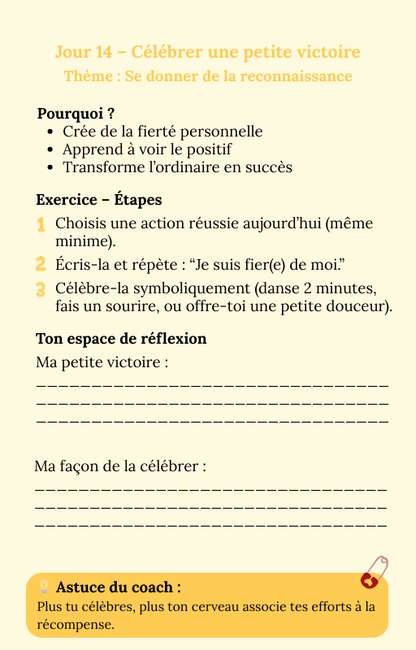 E-book interactif - 30 jours pour soi - 4 semaines, 4 thématiques, 30 outils concrets