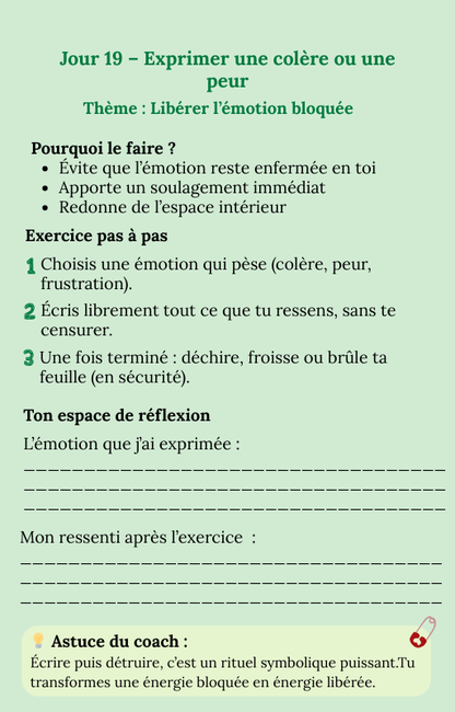 E-book interactif - 30 jours pour soi - 4 semaines, 4 thématiques, 30 outils concrets